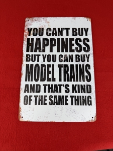 Blechschild mit Spruch