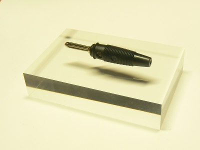 Hirschmann Büschelstecker schwarz